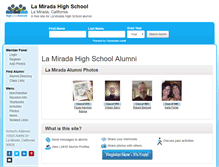 Tablet Screenshot of lamiradahighschool.org